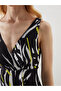 Nevavm Women's V-Neck Patterned Skirted Swimsuit with a Difference - 3