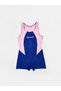 Lcw Kids Navy Blue Quick Dry Uv Protection Swimsuit for Girls