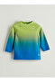 Green Uv Protection Boys' Swimming Wear Top