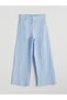 Lcw Kids Blue Elastic Waist Girls' Pants