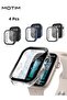 4 عبوات 2 في 1 واقي شاشة ساعة متوافق مع Apple Watch Ultra
