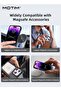 iPhone 15 Pro Max Magsafe Case, N52 Magnetic Back Cover with Kickstand Clear Protection Phone Case - 3