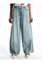 Wideleg Women's Jean Trousers - 3