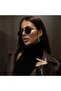 Paris Sl 799 001 52-20 Women's Sunglasses – Oval Black Frame, Black Lens