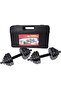 Chrome Dumbbell Set EM-9227-30 Adjustable 30KG with Star Locks & Rubber Grip Handles