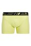 بوكسر J&J Acangus Boxer Trunks، 3 قطع، باللون الأسود والأزرق والأصفر - 3