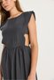 Women's Smoked Side Tape Detailed Long Modal Dress 5254 60281099 - 5