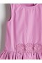 Two Mt Shop Quality Lcw Kids Pink Poplin Floral Girl's Dress - 3