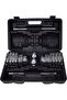 Chrome Dumbbell Set EM-9227-30 Adjustable 30KG with Star Locks & Rubber Grip Handles - 2