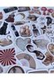 Vintage Journal Sticker Set -2 Agenda Daily Laptop Phone Tablet Label Sticker - 2