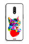 OnePlus 7 Protective Case Cover Colourful Kitten - 2