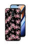OnePlus 7 Protective Case Cover Portrait Flowers Pattern