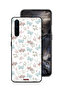 غطاء حماية لهاتف OnePlus Nord بطبعة أرنب وفراشات