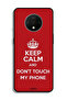 OnePlus 7T Protective Case Cover Keep Calm And Dont Touch My Phone - 2