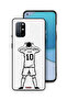 غطاء حماية لهاتف OnePlus 8T Plus 5G برسومات ميسي سكيتش