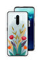 غطاء حماية لهاتف OnePlus 7T Pro برسومات نباتية