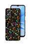 Oppo A17 Protective Case Cover Music Fabric Pattern