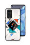غطاء حماية لهاتف OnePlus 9 Pro 5G بأشكال مربعة ومثلثة ونمط تجريدي