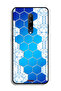 غطاء حماية لهاتف OnePlus 7 Pro بنمط شبكة أيقونات سداسية الشكل من Honeycomb - 2
