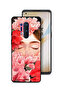 غطاء حماية لهاتف OnePlus 8 Pro بتصميم وجه فتاة مختبئة بين الزهور