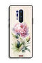 غطاء حماية لهاتف OnePlus 8 Pro بتصميم فني بألوان مائية وردية - 2