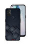 غطاء حماية لهاتف OnePlus Nord N10 5G بنقشة مربعات على القماش