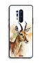 غطاء حماية لهاتف OnePlus 8 Pro بتصميم فن تجريدي للغزلان - 2