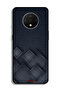 OnePlus 7T Protective Case Cover Squares Pattern On Cloth - 2