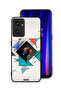 غطاء حماية لهاتف OnePlus Nord CE 2 5G بأشكال مربعة ومثلثة ونمط تجريدي