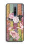 OnePlus 7 Pro Protective Case Cover Peach Butterflies And Roses - 2