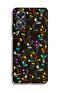 Oppo A17 Protective Case Cover Music Fabric Pattern - 2