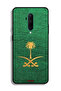 OnePlus 7T Pro Protective Case Cover Kingdom Of Saudi Arabia Sign On Leather - 2