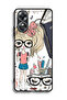 Oppo A17 Protective Case Cover Unicorn Girl Art - 2