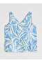 V-Neck Floral Blouse (S5) - 6