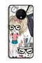 OnePlus 7T Protective Case Cover Unicorn Girl Art - 2