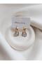 Heart Earrings - Gold Color Heart Earrings - Zircon Stone Heart Earrings - 4