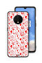 OnePlus 7T Protective Case Cover Hearts Pattern