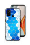 غطاء حماية لهاتف OnePlus Nord N100 بشعار Honeycomb Hexagon Icon Networks