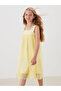 Nevavm Square Collar Girl's Dress with Difference - 2