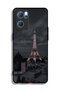 غطاء حماية لهاتف Oppo Reno7 5G بتصميم برج إيفل في الليل - 2