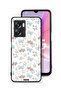 غطاء حماية لهاتف Oppo A57 5G بطبعة أرنب وفراشات