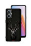غطاء حماية Oppo A96 5G (الصين) بتصميم غزال فني رقمي