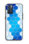 Oppo Reno6 5G Protective Case Cover Honeycomb Hexagon Icon Networks - 2