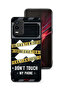 Oppo K9x Protective Case Cover Caution Never Touch My Phone