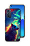 غطاء حماية لهاتف Oppo Reno6 5G بتصميم الذئب