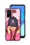 غطاء حماية لهاتف Oppo A55 4G بطبعة فتاة سناب