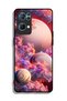 غطاء حماية لهاتف Oppo Reno7 Pro 5G بتصميم غيوم وفن تجريدي - 2