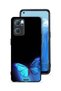 غطاء حماية لهاتف Oppo Reno7 5G برسومات الفراشات