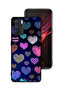 غطاء حماية لهاتف Oppo K9 Pro بنقشة قلوب داجا
