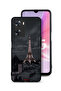 غطاء حماية لهاتف Oppo A57s بتصميم برج إيفل في الليل